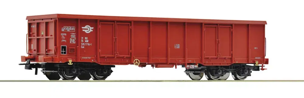 Olcsó Roco 76969 Nyitott négytengelyes teherkocsi, Eas, MÁV (E5) (H0)
