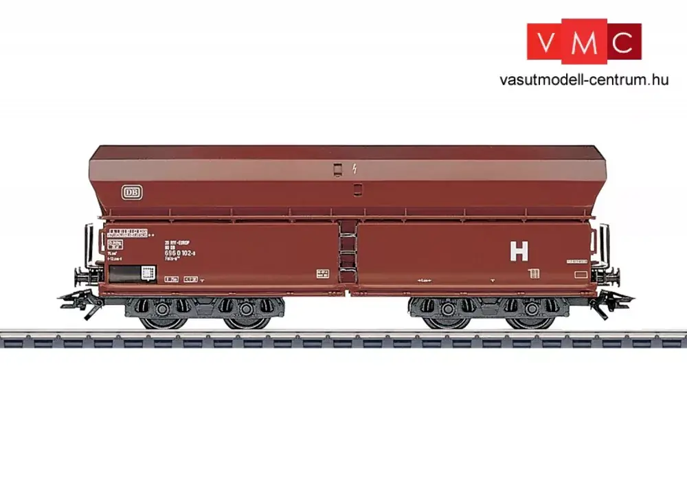 Märklin 4624 Önürítős négytengelyes teherkocsi, Fals 176, DB (E4) (H0) - AC Expressz szállítás