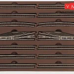 Märklin 8190 Sínkészlet E, kézi váltókkal (Z) Kedvezmény