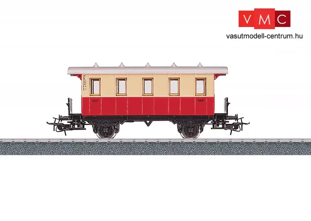 Märklin 4107 Märklin Start up - Személykocsi, piros/bézs (E1-5) (H0) - AC Biztonságos fizetés