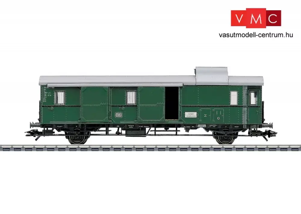 Märklin 4315 Poggászkocsi, Donnerbüchse típus, Pwi, DB (E3) (H0) - AC Legnépszerűbb