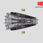 Gyors kiszállítás Märklin 2270 Szimmetrikus hármasváltó 424,6 mm / r424,6 mm, 22,5° 30‘ - elektromos állítóművel, K-Gleis (H0) - AC