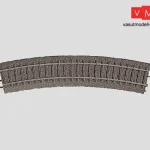 Märklin 24224 Ágyazatos íves sín 24,3°, R2 r437,5 mm, C-Gleis - íves váltókhoz (H0) - AC Prémium