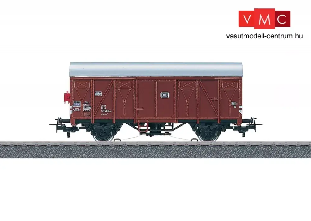 Märklin 4411 Märklin Start up - Fedett teherkocsi végzárvilágítással, DB (E4) (H0) - AC Különleges ajánlat