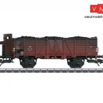 Märklin 46027 Nyitott teherkocsi fékházzal, Om 21 (ex Königsberg), szén rakománnyal, koszolt, DB (E3) (H0) - AC Kedvezmény