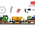 Olcsó LGB 70403 Analóg kezdőkészlet Tehervonat gőzmozdonnyal, kör pályával (G) - Sound és füst