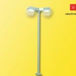 Viessmann 6097 Modern utcai lámpa, dupla - fehér LED (H0) Expressz szállítás
