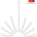 Ajánlat Viessmann 4335 Felsővezeték/munkavezeték 103,5 mm / 5 db (N) - Fleischmann/Minitrix