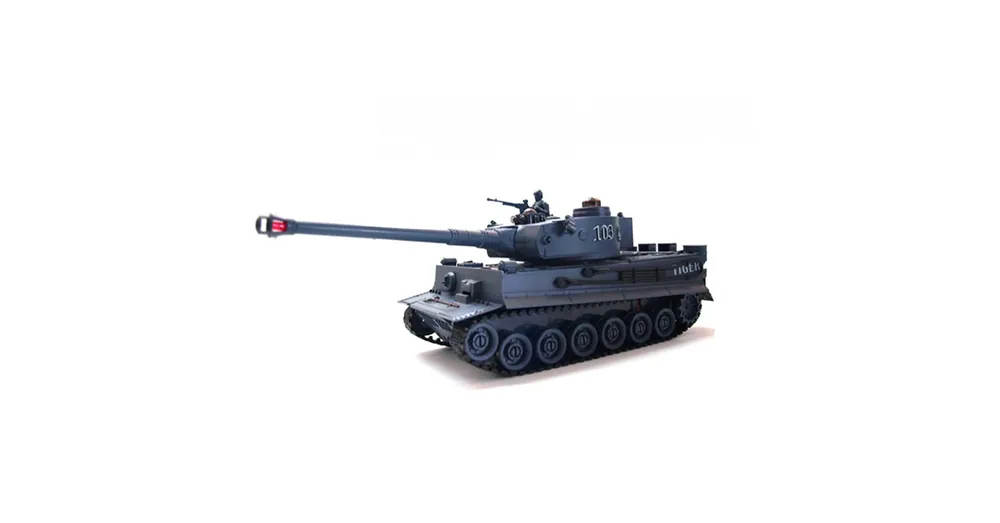 Olcsó ZEGAN Tiger 1 távirányítós tank infra lövéssel 1/28 szürke