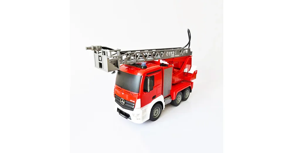 Azonnali szállítás EE-E527 Távirányítós óriás tűzoltóautó Mercedes Benz 47 cm