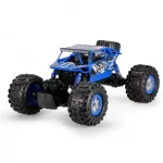 Vedd meg online ZEGAN C1201W vízálló távirányítós sziklamászó autó 4WD Rock Rover 34cm kék