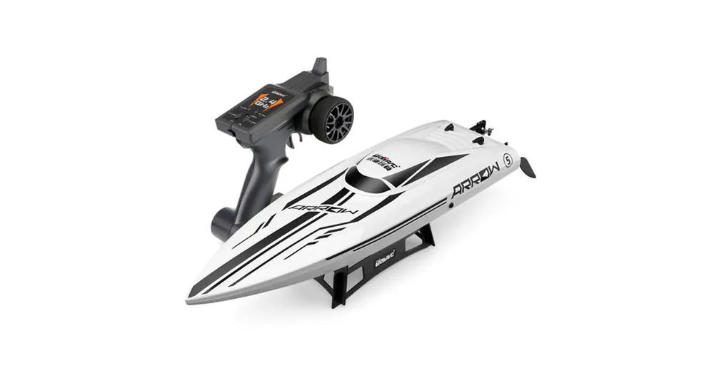 Felnőtt brushless távirányítós versenyhajó +45km/h 63cm UDI 005 fehér Vedd meg most