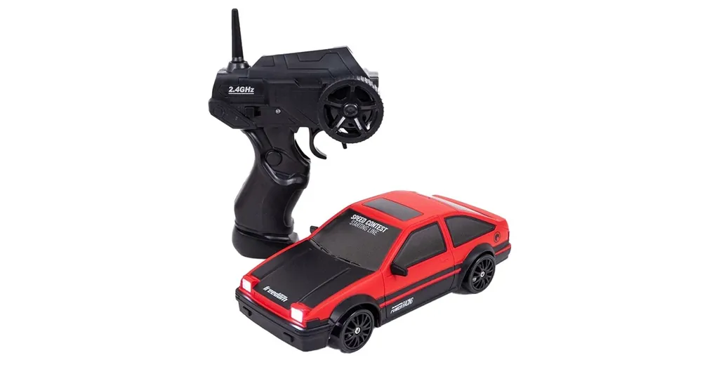 Azonnali szállítás HB-SC24A-01 Mini Toyota AE86 drift beltéri távirányítós autó 18cm