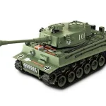 Gyors szállítás BROTHER TANK Tigris muanyaglövedékes távirányítós tank 46cm-es zöld