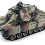 BROTHER TANK M1A2 Abrams muanyaglövedékes távirányítós tank 46cm-es sivatagi Kiárusítás