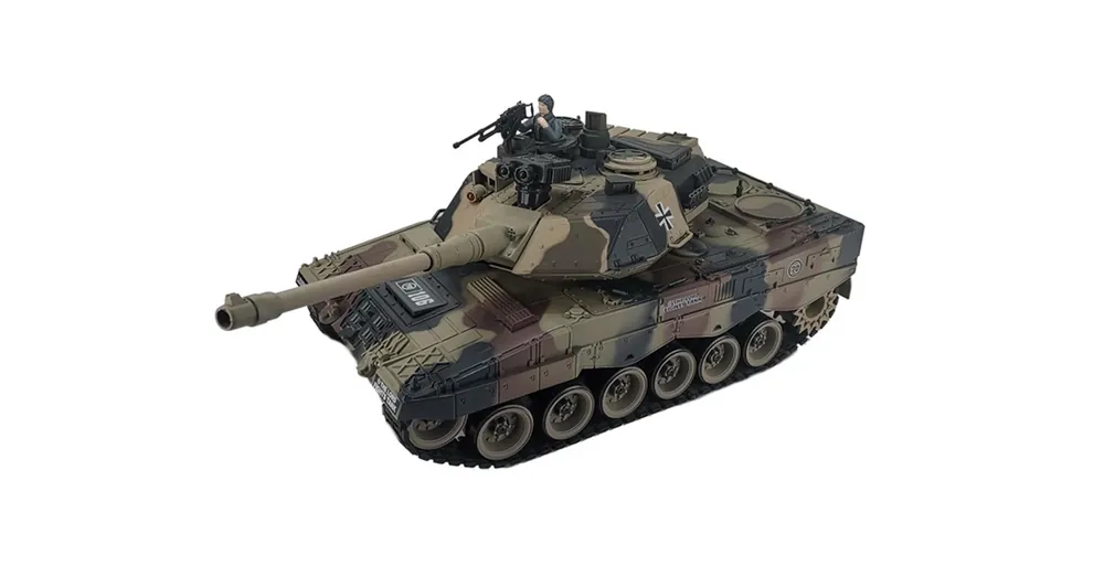 BROTHER TANK Leopard 2 muanyaglövedékes távirányítós tank 46cm-es sivatagi Outlet