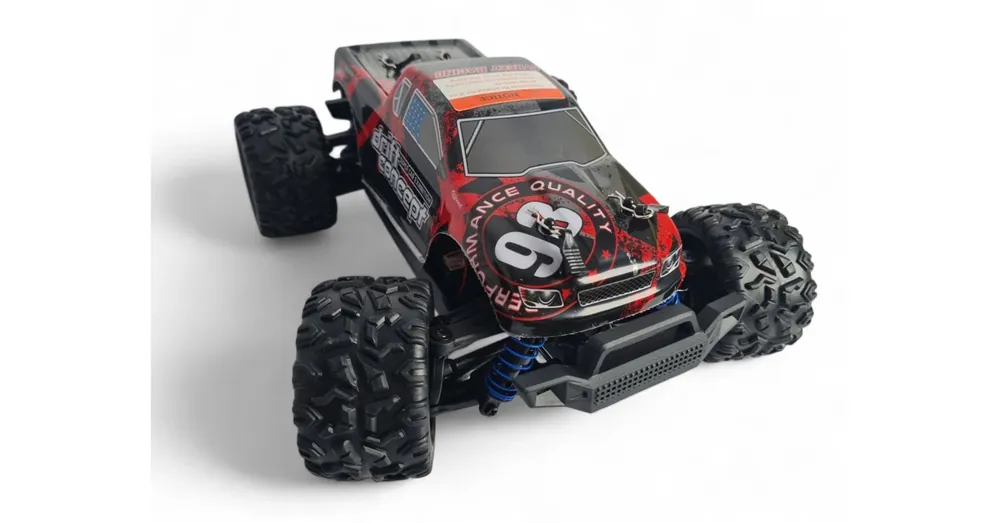 Szezonális akció PX-9300E finomszabályozós verseny-truggy 1/18 piros