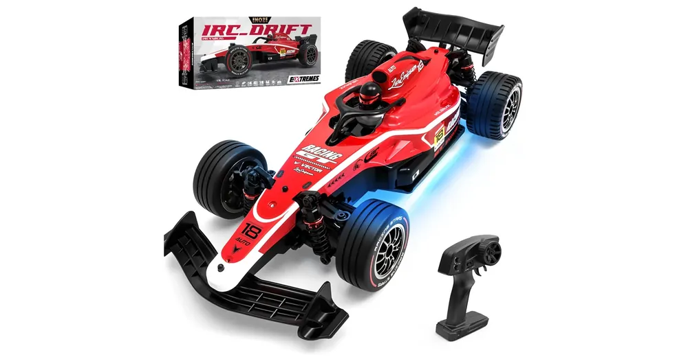 Azonnal elérhető ENOZE-9009 nagyméretű F1 RC versenyautó, 30km/h, finomszabályozós, (RTR) piros