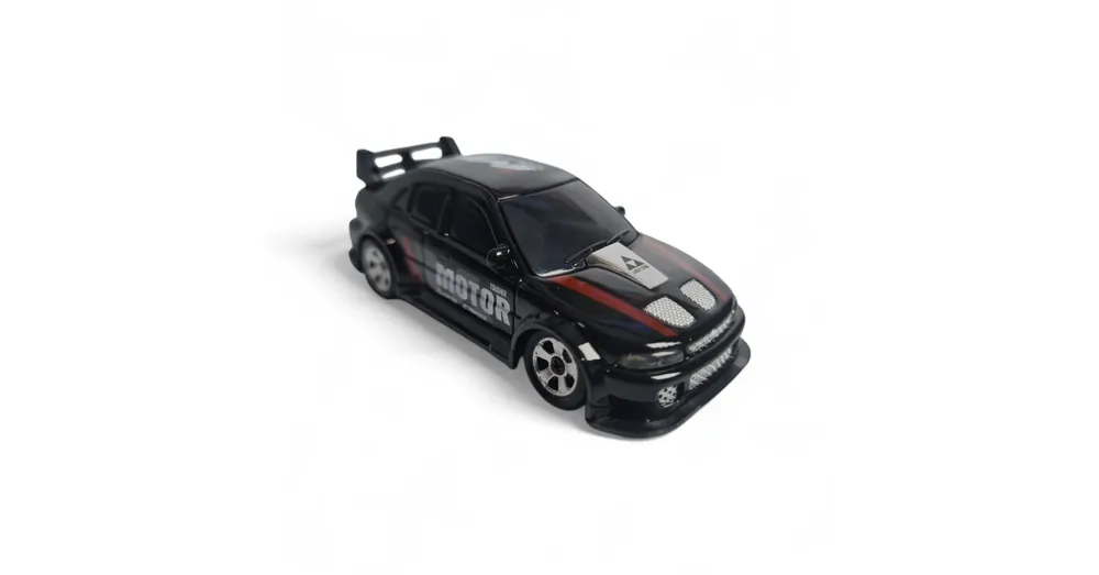 Biztonságos fizetés KF33 driftelös mini táirányítós autó 1/64 fekete