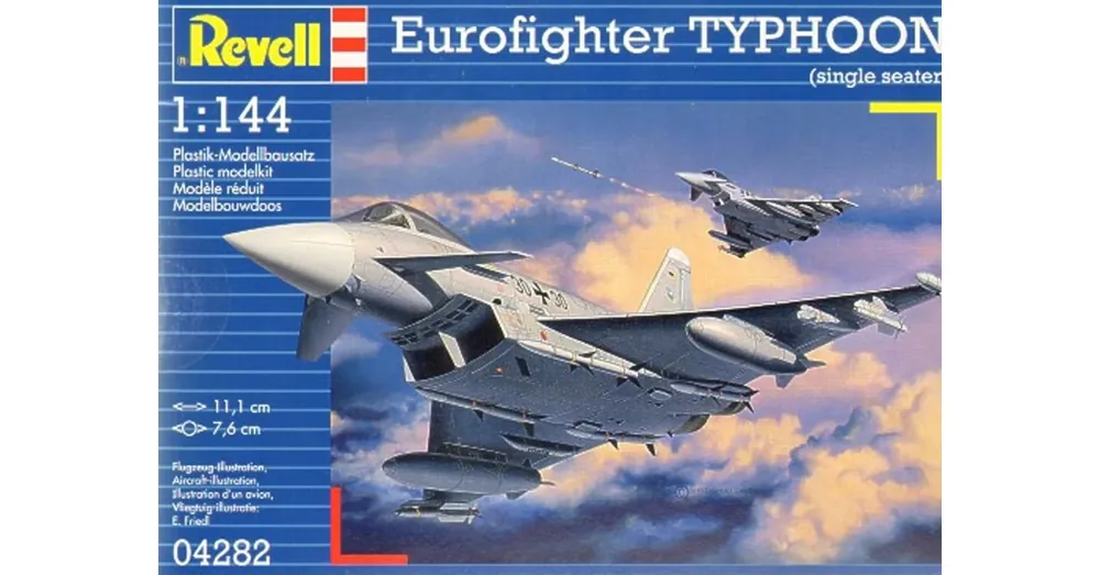 Gyors kiszállítás REV-4282 Revell 1 144 Eurofighter Typhoon (single seater)