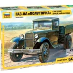 Zvezda 1 35 Soviet Truck GAZ-AA "Polutorka" harcijármű makett Korlátozott ajánlat