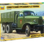 Zvezda 1 35 Soviet 4.5 ton Truck ZIS-151 Azonnali szállítás