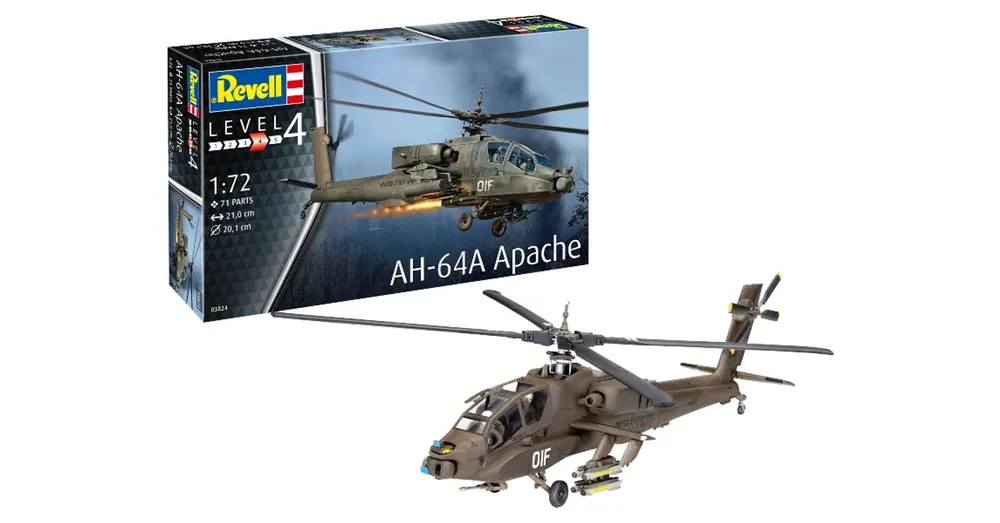 Akció REV-3824 Revell 1 72 AH-64A Apache helikopter makett