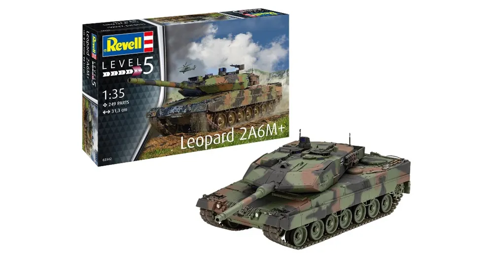 Azonnal elérhető REV-3342 Revell 1 35 Leopard 2A6M+ tank makett