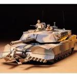 Végkiárusítás Tamiya 1 35 US MBT M1A1 Abrams w/Mine Plow tank makett