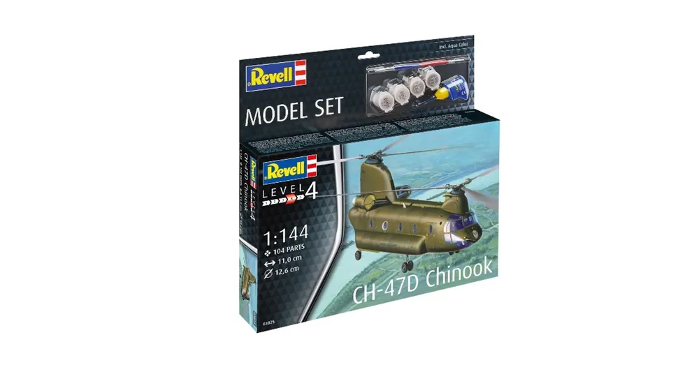 Vedd meg most REV-63825 Revell 1 144 CH-47D Chinook SET helikopter makett