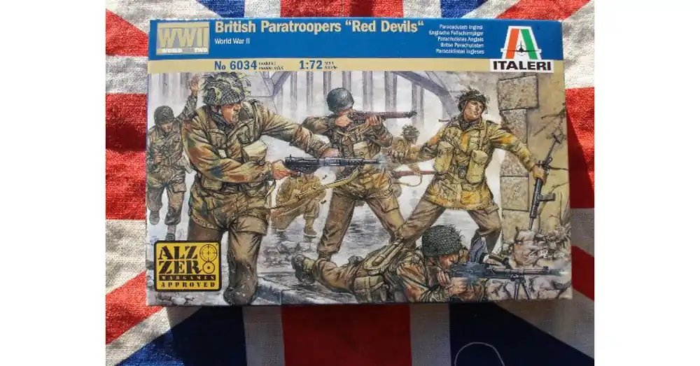 ITA-6034 Italeri 1 72 British Paratroopers makett figura szett Azonnal elérhető