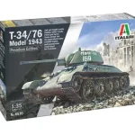 ITA-6570 Italeri 1 35 T-34/76 Model 1943 Early Version Premium Edition tank makett Népszerű