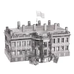 Bestseller Piececool Fehér Ház 3d fém makett szett