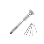 Modelcraft Pin Vice kétvégu forgócsavar és 5 fúrószár (0 - 2.9mm) Biztonságos fizetés