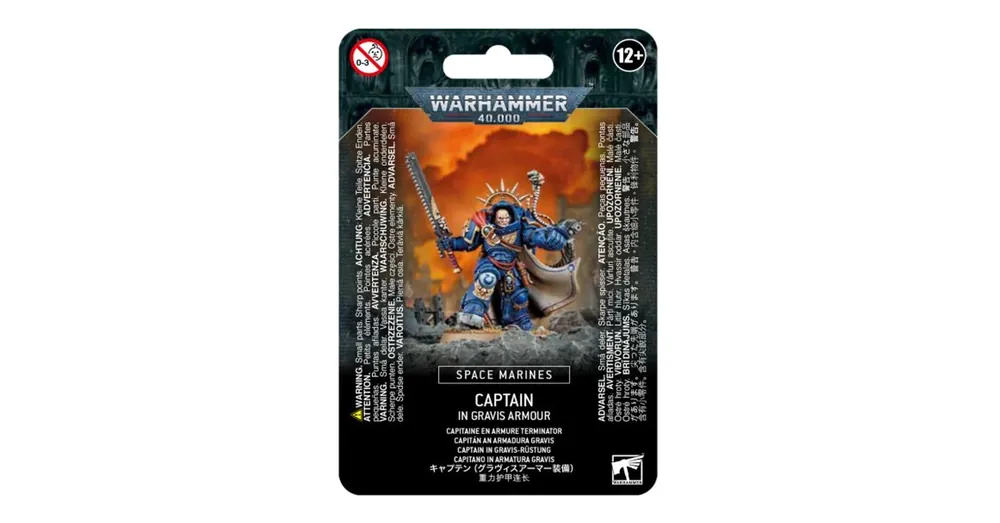 Space Marines Captain In Gravis Armour Akció
