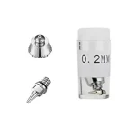 Airbrush 0.2 mm csere fúvóka és védo Ribo pisztolyokhoz Gyors kiszállítás